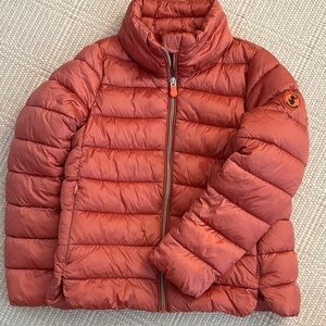 SAVE THE DUCK Kids Puffer Jacket - dark pink